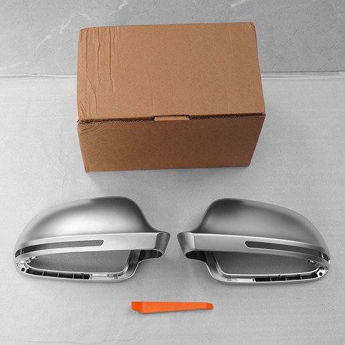 Matt silver spiegel abdeckung - silver,